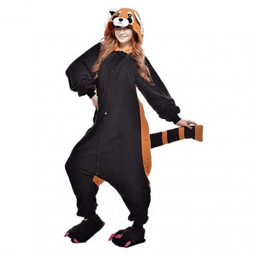 Raccoon Costume Pajama Onesie Kigurumi Jumpsuit