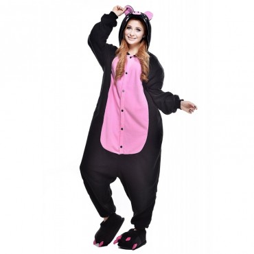 Black Pig Costume Pajama Onesie Kigurumi Jumpsuit