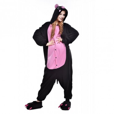 Black Pig Costume Pajama Onesie Kigurumi Jumpsuit