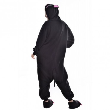 Regenboghorn Black Pig Costume Pajama Onesie Kigurumi Jumpsuit