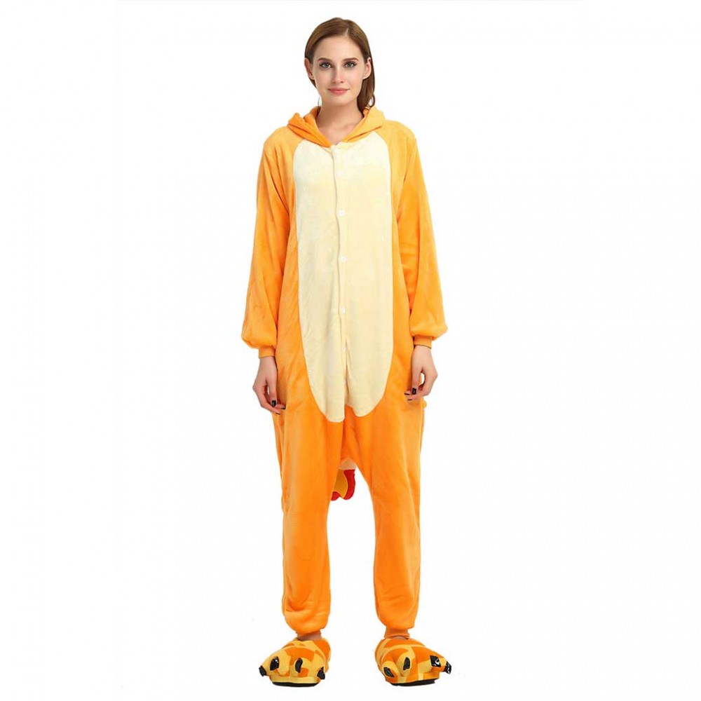 Fire Dragon Costume Pajama Onesie Kigurumi Jumpsuit