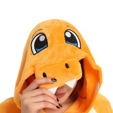 Fire Dragon Costume Pajama Onesie Kigurumi Jumpsuit