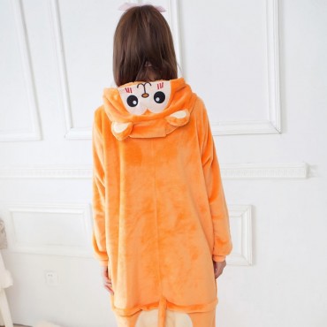 Golden Monkey Costume Pajama Onesie Kigurumi Jumpsuit