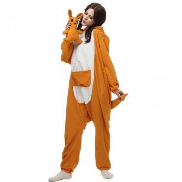 Kangaroo Costume Pajama Onesie Kigurumi Jumpsuit