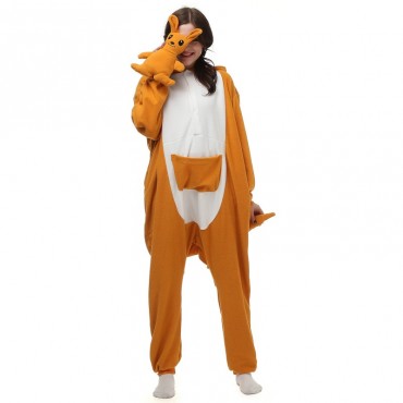 Kangaroo Costume Pajama Onesie Kigurumi Jumpsuit