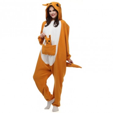 Kangaroo Costume Pajama Onesie Kigurumi Jumpsuit