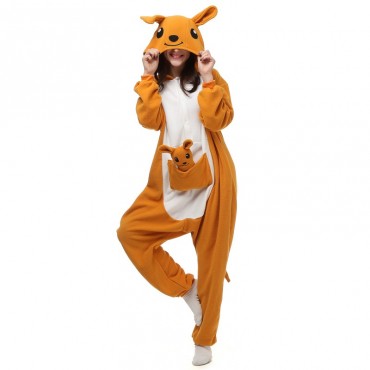 Kangaroo Costume Pajama Onesie Kigurumi Jumpsuit