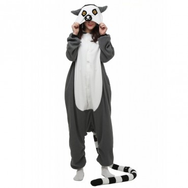 Lemur Costume Pajama Onesie Kigurumi Jumpsuit