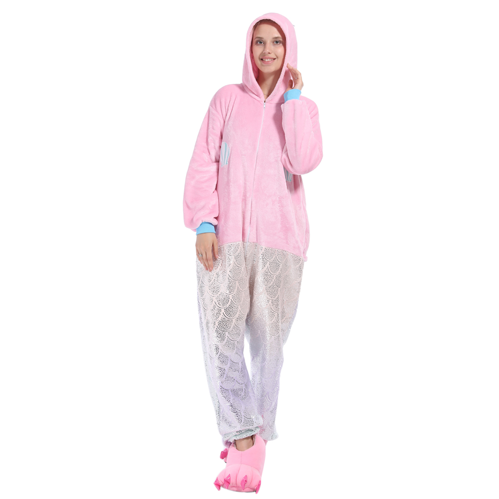 Mermaid Costume Pajama Onesie Kigurumi Jumpsuit