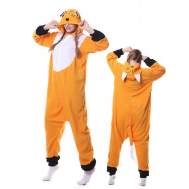 Orange Fox Costume Pajama Onesie Kigurumi Jumpsuit