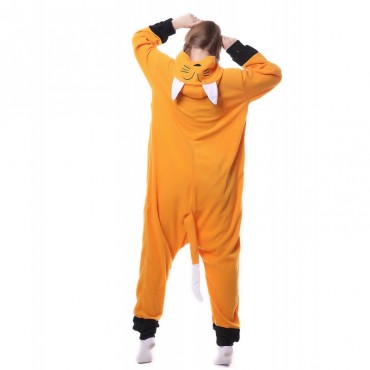 Orange Fox Costume Pajama Onesie Kigurumi Jumpsuit