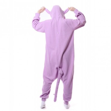 Purple Cat Costume Pajama Onesie Kigurumi Jumpsuit