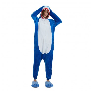 Shark Costume Pajama Onesie Kigurumi Jumpsuit