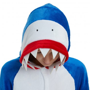 Shark Costume Pajama Onesie Kigurumi Jumpsuit