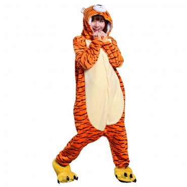 Tiger Tigger Costume Pajama Onesie Kigurumi Jumpsuit