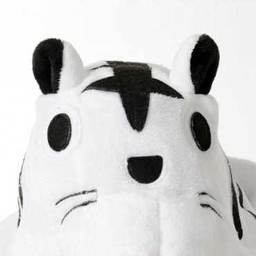 White Tiger Costume Pajama Onesie Kigurumi Jumpsuit