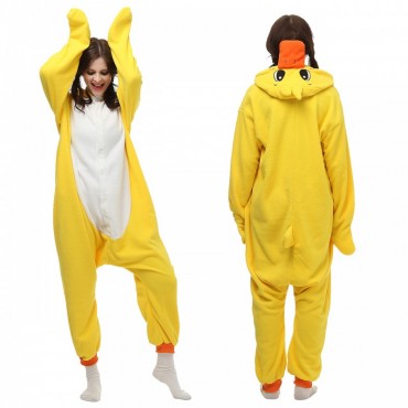 Yellow Duck Costume Pajama Onesie Kigurumi Jumpsuit