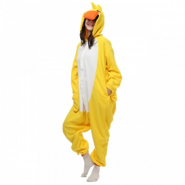 Yellow Duck Costume Pajama Onesie Kigurumi Jumpsuit