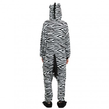 Zebra Costume Pajama Onesie Kigurumi Jumpsuit