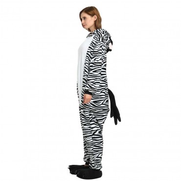 Zebra Costume Pajama Onesie Kigurumi Jumpsuit