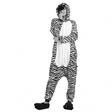 Zebra Costume Pajama Onesie Kigurumi Jumpsuit