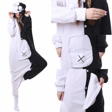 Monokuma Costume Pajama Onesie Kigurumi Jumpsuit