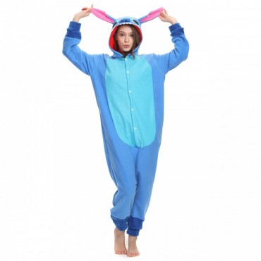 Blue Stitch Costume Pajama Onesie Kigurumi Jumpsuit