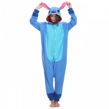 Blue Stitch Costume Pajama Onesie Kigurumi Jumpsuit