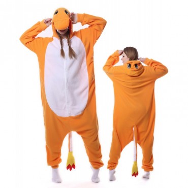 Charmander Costume Pajama Onesie Kigurumi Jumpsuit