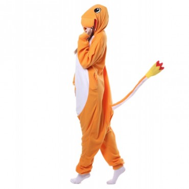 Charmander Costume Pajama Onesie Kigurumi Jumpsuit