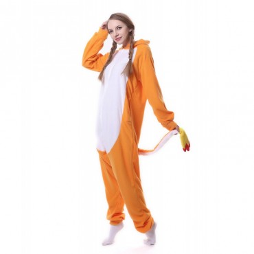 Charmander Costume Pajama Onesie Kigurumi Jumpsuit