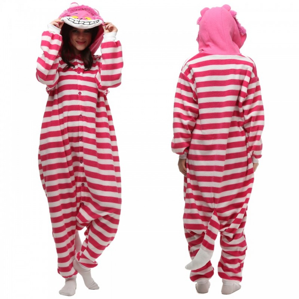 Cheshire Cat Costume Pajama Onesie Kigurumi Jumpsuit