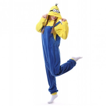 Minions Costume Pajama Onesie Kigurumi Jumpsuit