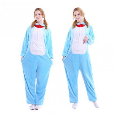 Doraemon Costume Pajama Onesie Kigurumi Jumpsuit