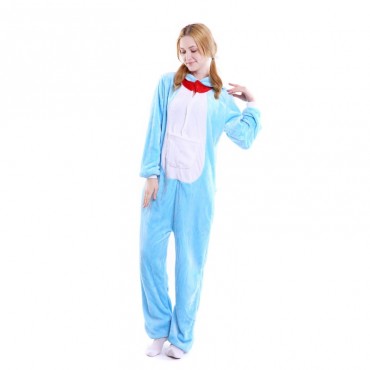 Doraemon Costume Pajama Onesie Kigurumi Jumpsuit