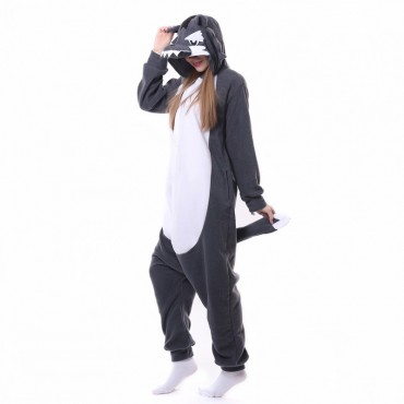 Grey Wolf Costume Pajama Onesie Kigurumi Jumpsuit