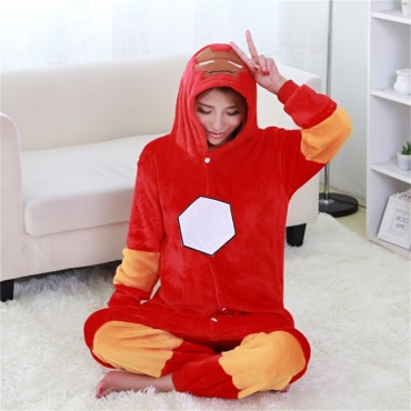 Ironman Costume Pajama Onesie Kigurumi Jumpsuit