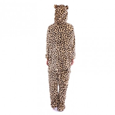 Leopard Bear Costume Pajama Onesie Kigurumi Jumpsuit