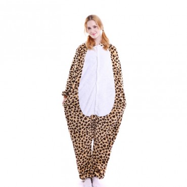 Leopard Bear Costume Pajama Onesie Kigurumi Jumpsuit