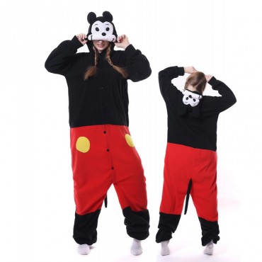 Mickey Mouse Costume Pajama Onesie Kigurumi Jumpsuit