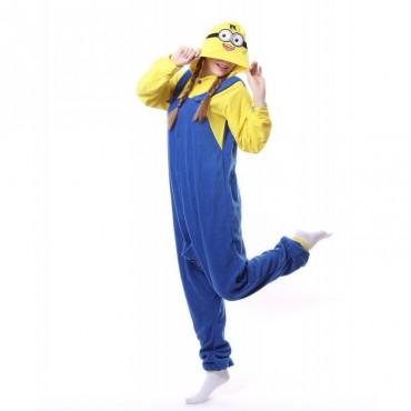 Despicable Me Minions Costume Pajama Onesie Kigurumi Jumpsuit