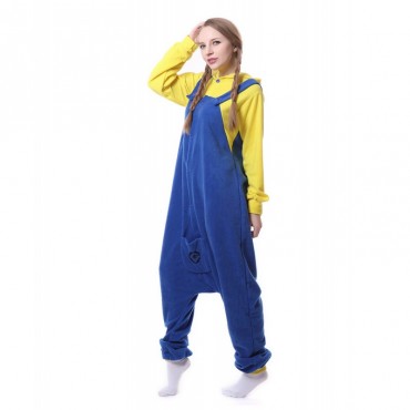 Despicable Me Minions Costume Pajama Onesie Kigurumi Jumpsuit