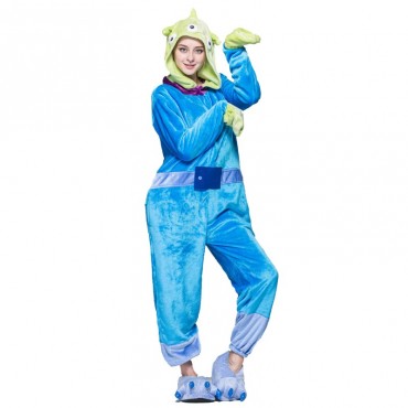 Little Green Men Costume Pajama Onesie Kigurumi Jumpsuit