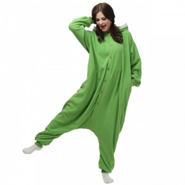 Mike Wazowski Costume Pajama Onesie Kigurumi Jumpsuit