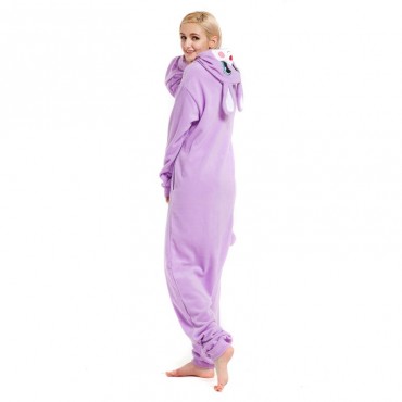 Purple Rabbit Costume Pajama Onesie Kigurumi Jumpsuit