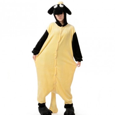 Shaun the Sheep Costume Pajama Onesie Kigurumi Jumpsuit