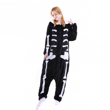 Skull Costume Pajama Onesie Kigurumi Jumpsuit