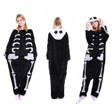 Skull Costume Pajama Onesie Kigurumi Jumpsuit