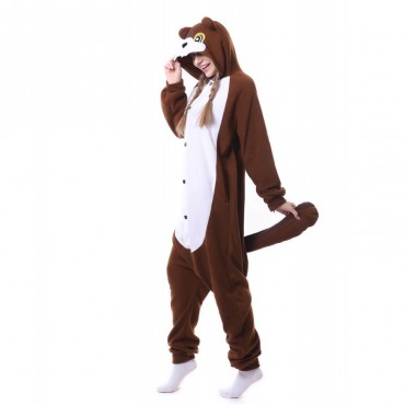 Squirral Costume Pajama Onesie Kigurumi Jumpsuit