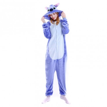 Purple Stitch Costume Pajama Onesie Kigurumi Jumpsuit